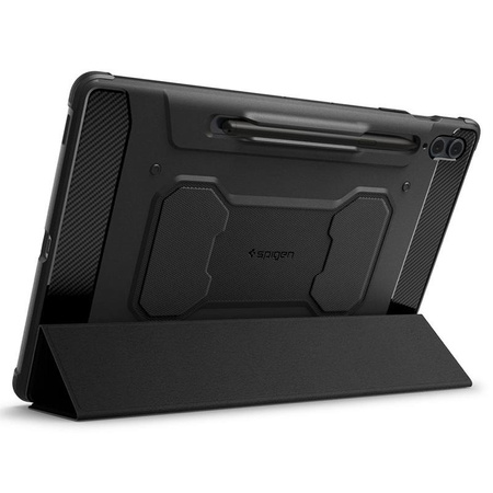 Spigen Rugged Armor Pro - Gehäuse für Samsung Galaxy Tab S9 FE+ 12.4" (Schwarz)