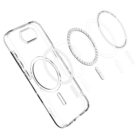 Spigen Liquid Crystal MagSafe - pouzdro pro iPhone 16e (průhledné)