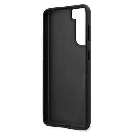 Karl Lagerfeld Saffiano Karl & Choupette Heads - Etui Samsung Galaxy S21 (srebrny)