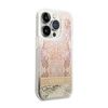 Guess Liquid Glitter Paisley - Etui iPhone 14 Pro (złoty)