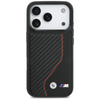BMW M Carbon Line & Logo MagSafe – Kryt iPhone 17 Pro (červený)
