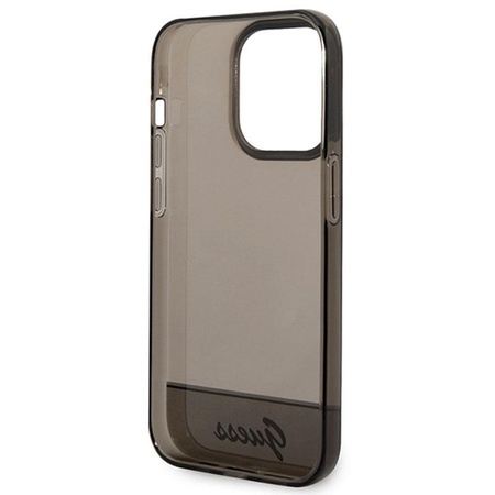 Guess Translucide - Coque iPhone 14 Pro Max (noir)