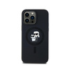 Karl Lagerfeld Silicone Karl & Choupette MagSafe - iPhone 14 Pro Case (black)