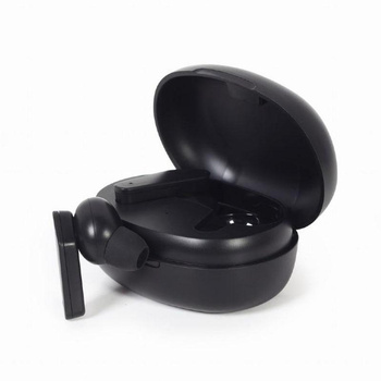 Gembird - Bezdrátová sluchátka Bluetooth s nabíjecím pouzdrem (černá)
