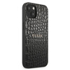 Guess Croco Stamp Lines - Coque iPhone 13 (noir)