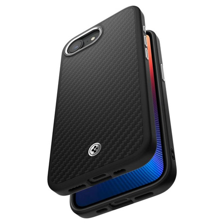 Spigen Enzo Aramid Mag MagSafe - Hülle für iPhone 16e (Schwarz)