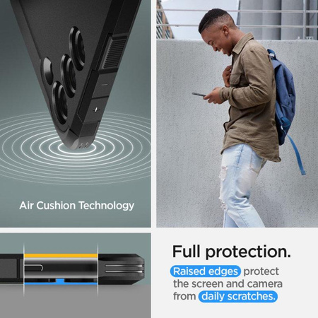 Spigen Tough Armor - Gehäuse für Samsung Galaxy S23+ (Schwarz)