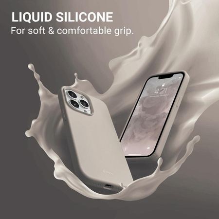 Crong Color Cover - Coque pour iPhone 13 Pro Max (Beige Pierre)