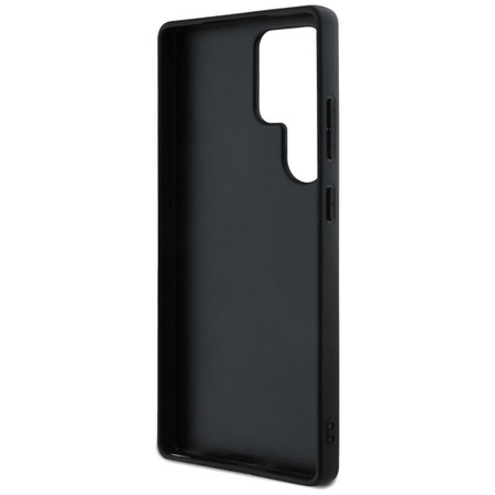 Guess Hot Stamp 4G Muster Dreieck Metall Logo - Samsung Galaxy S25 Ultra Case (schwarz)