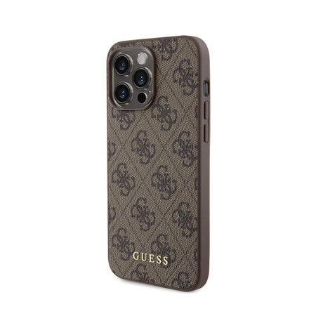 Guess 4G Metal Gold Logo - iPhone 15 Pro Max Case (brown)