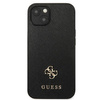 Guess Saffiano 4G Small Metal Logo - iPhone 13 mini case (black)