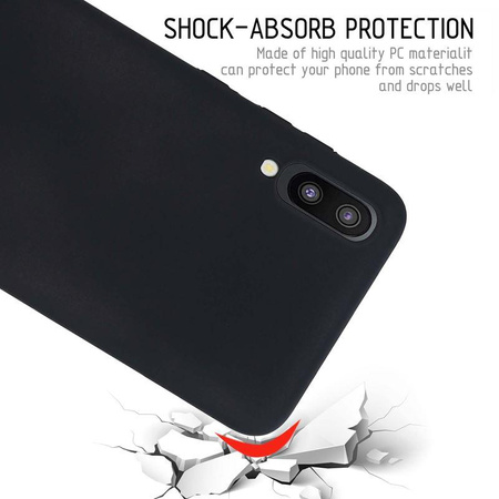 Crong Smooth Skin - Etui Samsung Galaxy A10 (czarny)