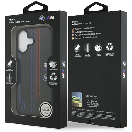 BMW M Kevlar Lines & Logo MagSafe - iPhone 17 Case (Black)