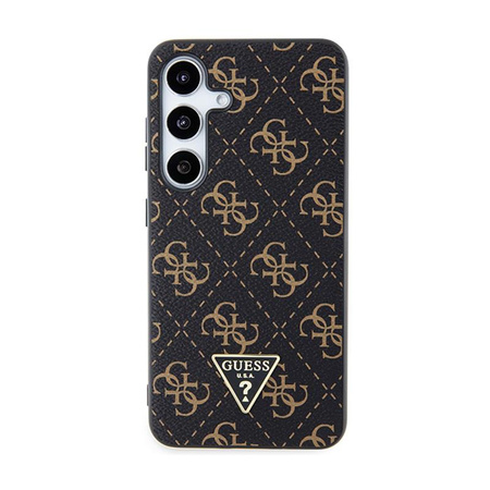 Guess 4G Triangle Metal Logo - Case for Samsung Galaxy S24+ (black)