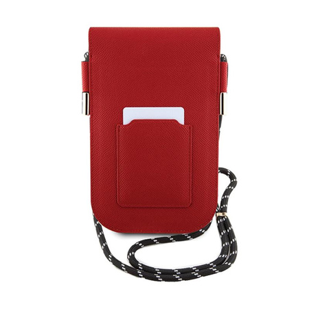 Hello Kitty Leather Hiding Kitty Cord - Crossbody bag for phone (red)