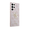 Guess 4G Big Metal Logo - Étui Samsung Galaxy S24 Ultra (rose)