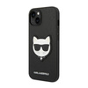 Karl Lagerfeld Saffiano Choupette Head Patch Case - pouzdro pro iPhone 14 (černé)