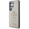 Guess Fixed Glitter Big 4G Metal Logo - étui pour Samsung Galaxy S25 Ultra (Gold)