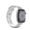 PURO ICON - Elastický řemínek pro Apple Watch 44/45/46/49 mm (S/M a M/L) (bílý)