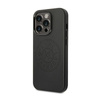 Karl Lagerfeld Leder Tasche mit perforiertem Logo - iPhone 14 Pro Max Tasche (schwarz)