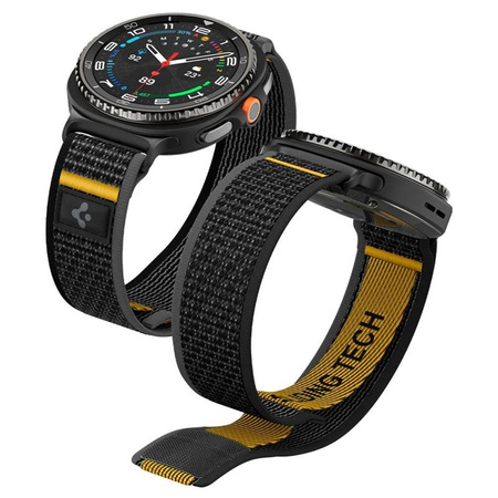 CZARNY PASEK SPIGEN DO GALAXY WATCH 8 | 8 Classic 40 | 44 | 46, Oddychający