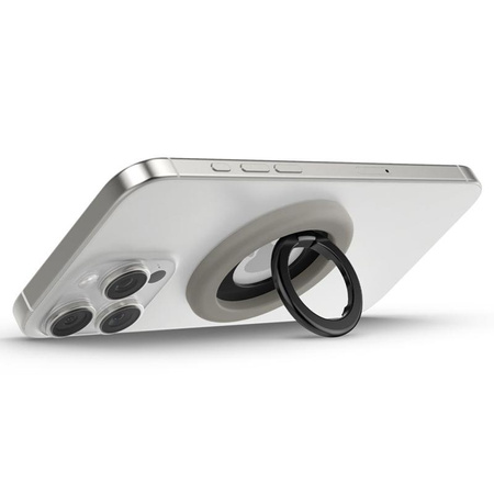 Spigen Nano Pop MagSafe Phone Ring - Porte-doigt magnétique avec fonction de support (gris truffe)