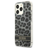 Guess Leopard Electro Stripe - iPhone 13 Pro Case (Grey)