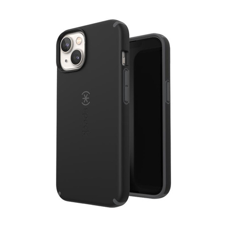Speck CandyShell Pro - iPhone 14 / iPhone 13 tok MICROBAN bevonattal (fekete / pala szürke)