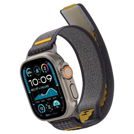 Spigen Athlex Air - Armband für Apple Watch 44/45/46/49 mm (Active Gray)