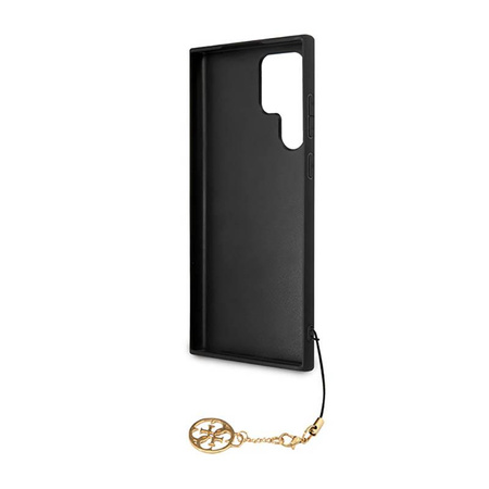 Collection Guess 4G Charms - Étui Samsung Galaxy S23 Ultra (gris)