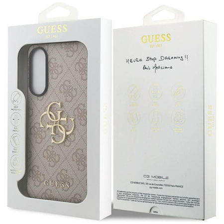 Guess Big 4G Classic Logo - Case for Samsung Galaxy S25 Edge (pink)