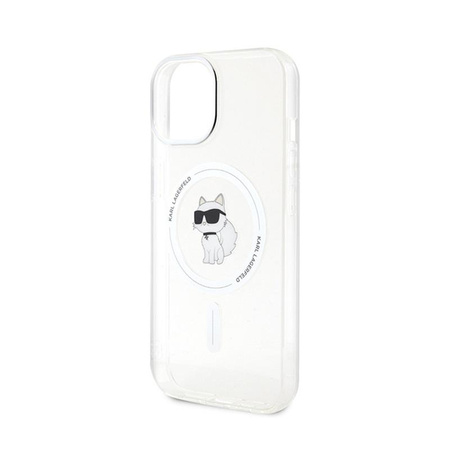 Karl Lagerfeld IML Choupette MagSafe - iPhone 15 Case (Transparent)