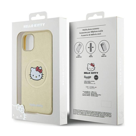 Hello Kitty Leather Kitty Head MagSafe - iPhone 11 Case (Gold)