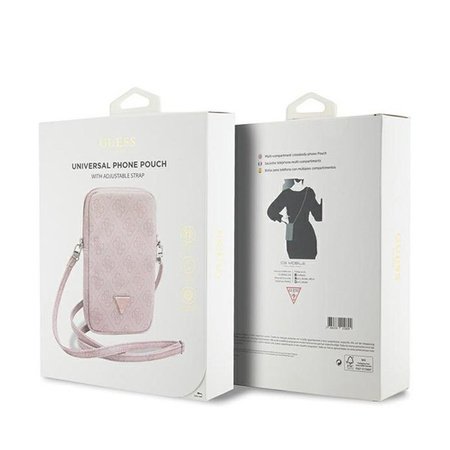 Guess Zip 4G Triangle - Sacoche pour téléphone portable (rose)