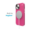 Speck Presidio2 Pro + MagSafe - Hülle für iPhone 15 Plus / 14 Plus mit MICROBAN-Beschichtung (Digitalpink / Blossompink / Weiß)
