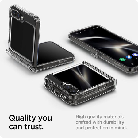 Spigen Ultra Hybrid Pro - pouzdro pro Samsung Galaxy Z Flip 6 (Crystal Clear)