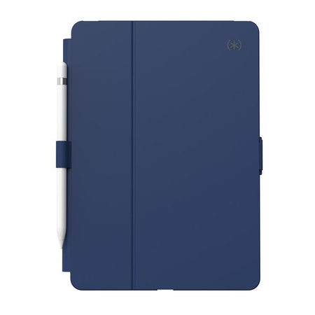 Speck Balance Folio - iPad 10.2" 9 (2021) / 8 (2020) / 7 (2019) tok MICROBAN bevonattal (Coastal Blue/Charcoal Grey)