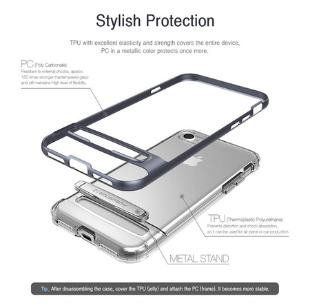 Mercury Dream Bumper - Étui pour Samsung Galaxy S9+ avec support en métal (or)