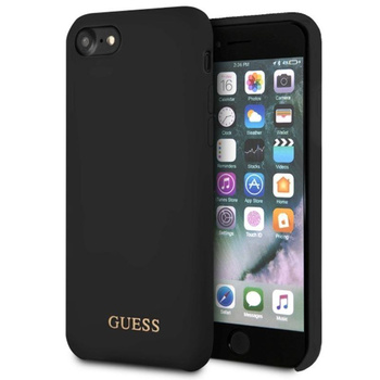 Guess Silicone - pouzdro pro iPhone 8 / 7 (černé)