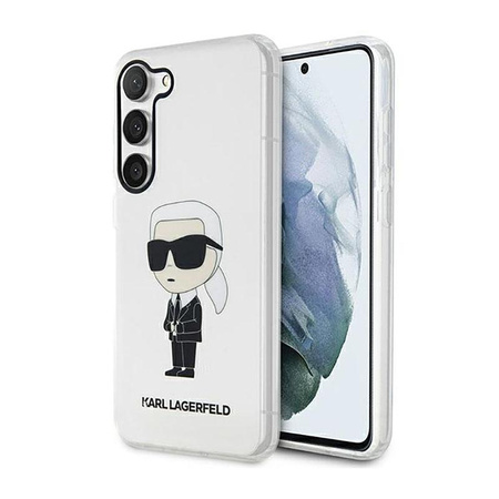 Karl Lagerfeld IML NFT Ikonik - pouzdro pro Samsung Galaxy S23+ (průhledné)