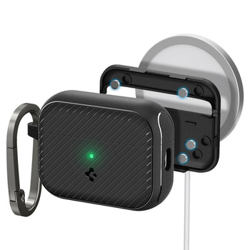 Spigen Mag Armor MagSafe - Étui pour Apple Airpods Pro 1 / 2 (Noir)