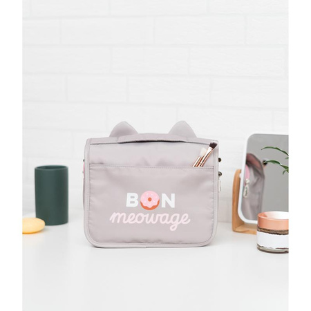 KOSMETYCZKA PODRÓŻNA PUSHEEN Z HACZYKIEM DLA DZIECI Z PRZEGRÓDKAMI KOT