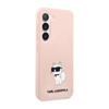 Karl Lagerfeld Silicone NFT Choupette - pouzdro pro Samsung Galaxy S23+ (růžové)