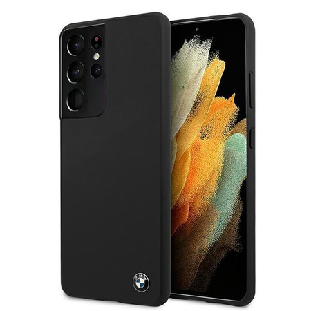 BMW Hardcase Silicone Signature Logo – Etui Samsung Galaxy S21 Ultra (czarny)