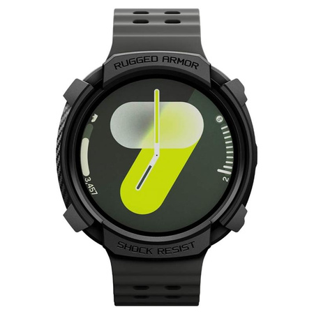 Spigen Rugged Armor – Hülle für Samsung Galaxy Watch 8 44 mm (Matte Black)