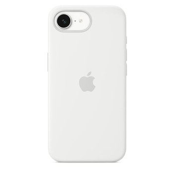 Apple Silicone Case - Coque en silicone avec MagSafe pour iPhone 16e (blanc)