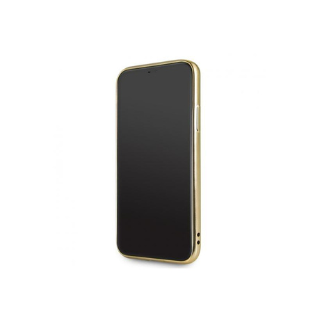 Guess 4G Peony Liquid Glitter - iPhone 11 Hülle (Gold)