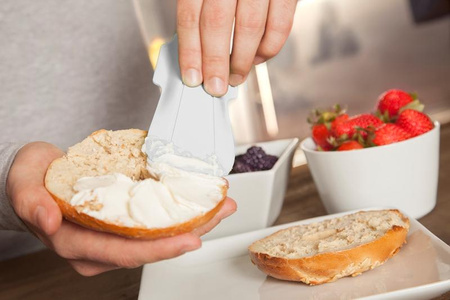 Quirky Scoop - Spatule avec gobelet gradué (blanc)