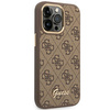 Guess 4G fém fényképezőgép tok - iPhone 14 Pro tok (barna)