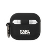 Karl Lagerfeld Silicone Karl & Choupette - Etui AirPods 3 (czarny)